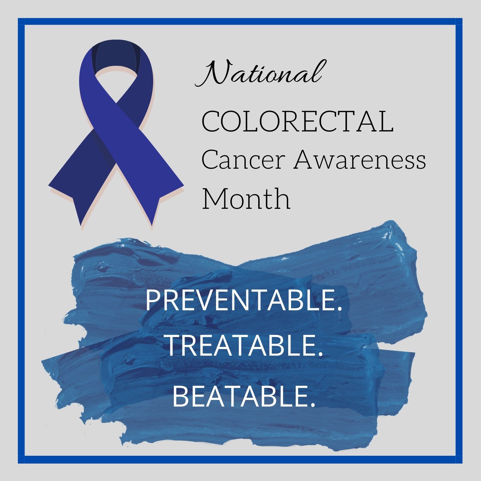 A National Month of Awareness